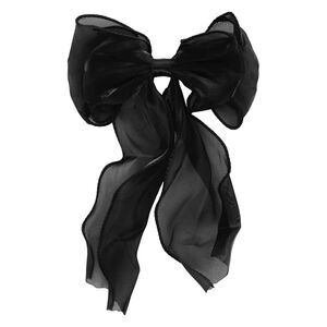 Fashion Cute Bow Hair Pins Hairdo Pins Black
